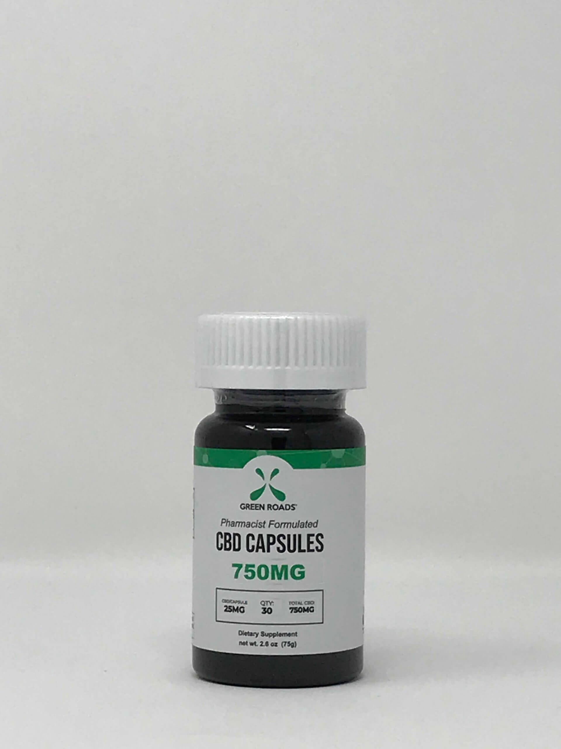 Green Roads - CBD CAPSULES 750 MG - Best CBD Planet