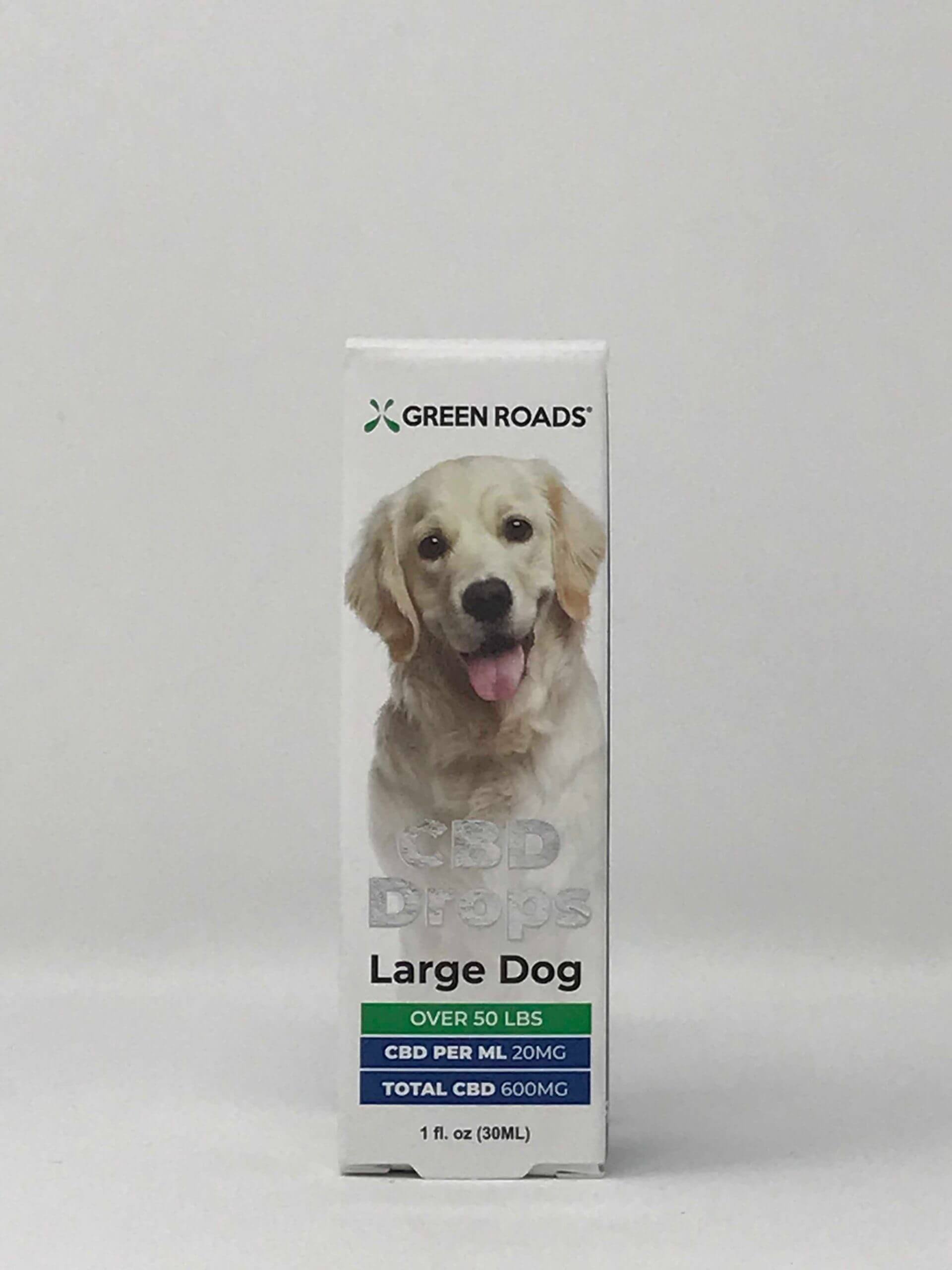 GREEN ROADS CBD DROPS LARGE DOG 600 MG - Best CBD Planet